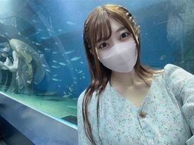 FC2 PPV 4777476　【Ｇカップ美女】まいちゃんのお友達めいちゃんと水族館デート！デート後即生中出し！